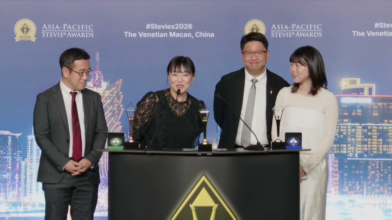 Coca-Cola Bottlers Japan wins in the 2026 Asia-Pacific Stevie&reg; Awards