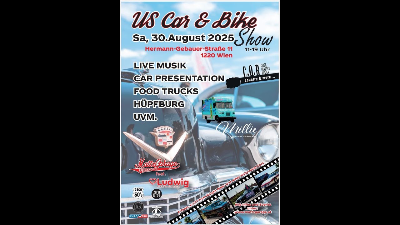 US Car & Bike Show Wien-Donaustadt August 2025