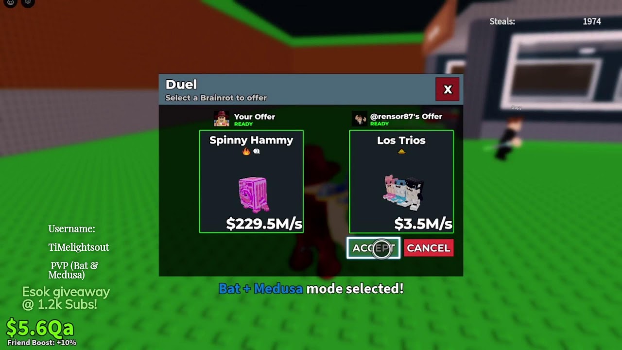 PVP Duels machine Live! | Roblox Steal a Brainrot Ep:28