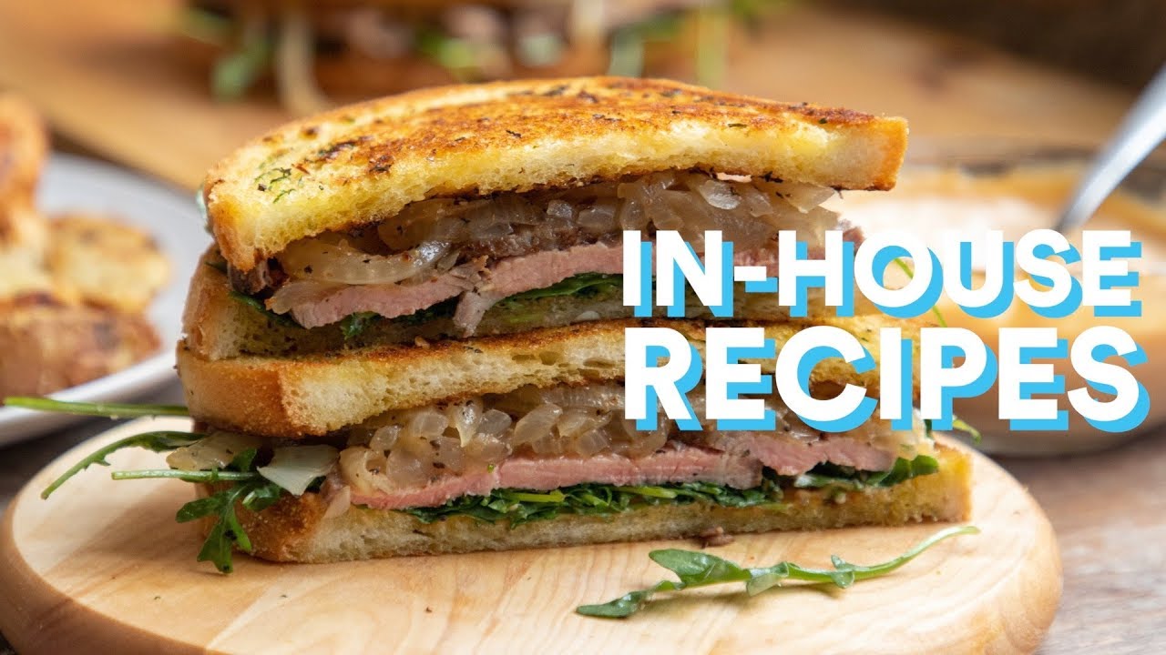 Garlic Bread Steak Sandwich  | Turano Baking