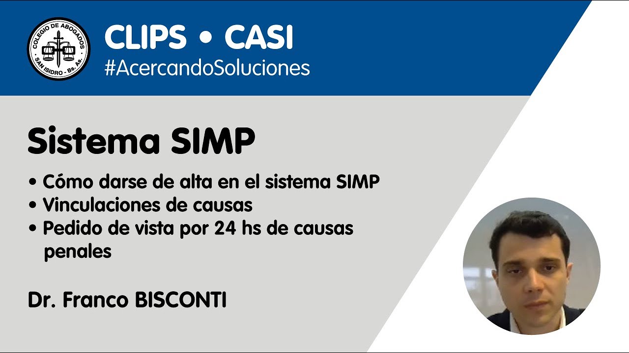 SISTEMA SIMP (ALTA - VINCULACIONES - VISTA POR 24HS) | CLIPS CASI