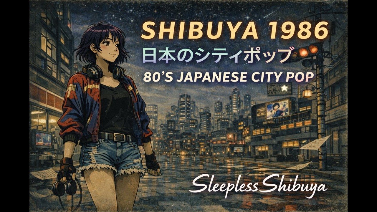 S H I B U Y A 1986 - Sleepless Shibuya | 日本のシティポップ 80’S JAPANESE CITY POP