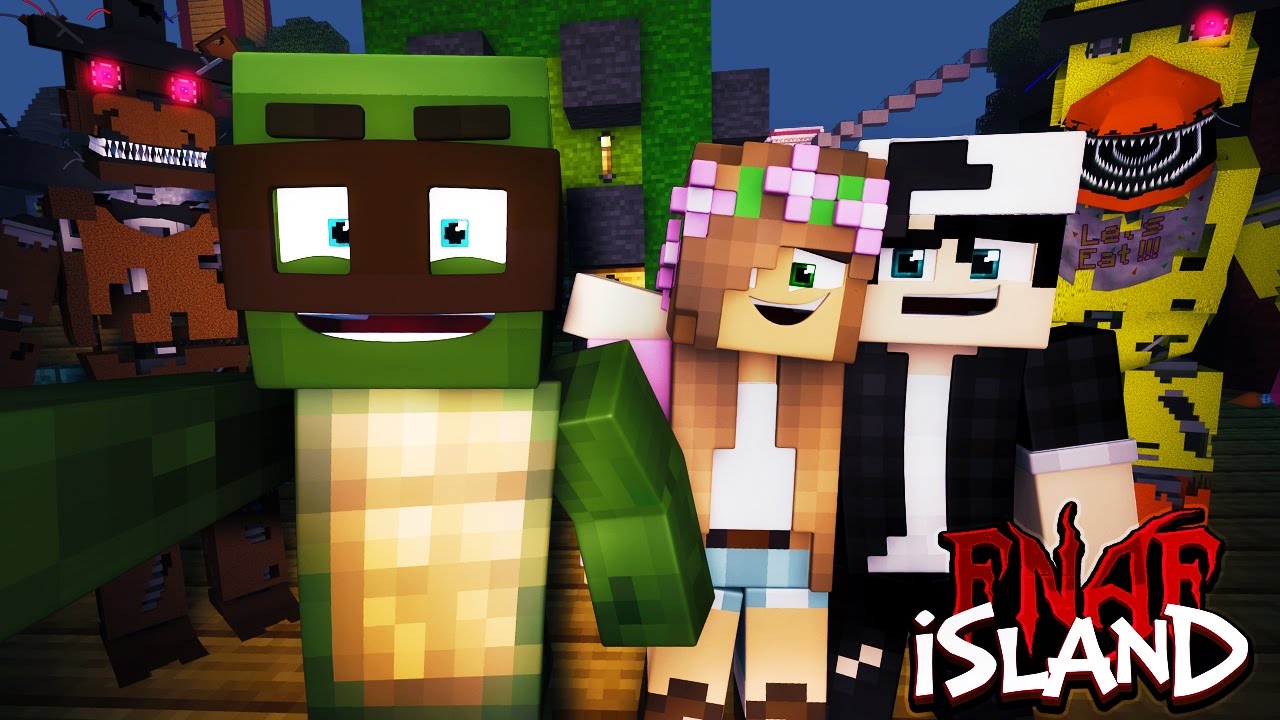Minecraft - FNAF ISLAND #1 FREDDY FASBEAR'S HOTEL! (Five nights at freddy's roleplay)