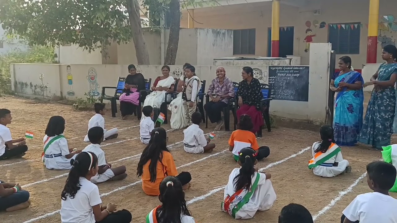 ಗಣರಾಜ್ಯೋತ್ಸವದ ದಿನ 1ನೇ ತರಗತಿ ಮಗು ಕಾವ್ಯನ್ನಿಂದ ಭಾಷಣ 