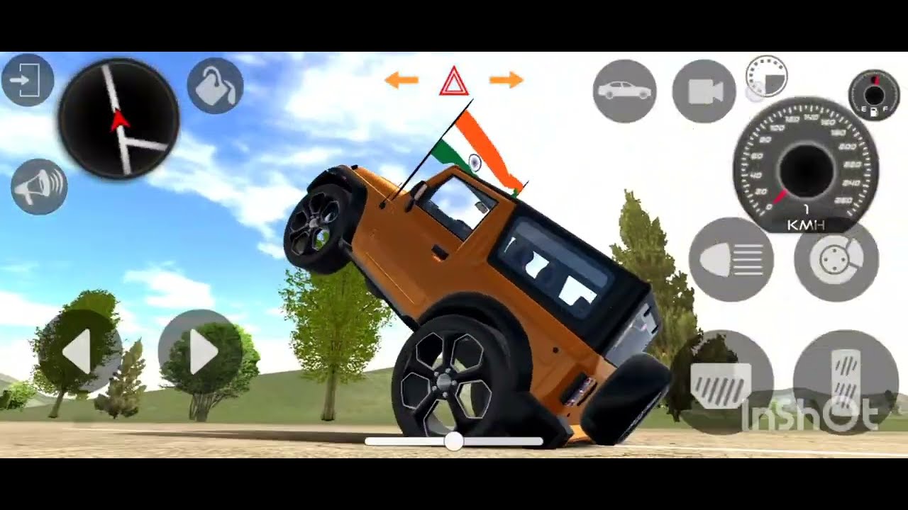 MAHINDRA THAR MODIFIED GAME CARS SIMULATOR 3D ( GADI WALA GAME)( SONG) CARTOON WALA GAME 🎮 MODIFIED