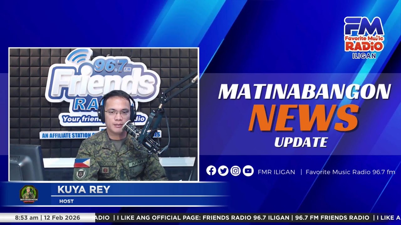 WATCH | ASENSO ILIGANON NEWS | 12 FEBRUARY 2026