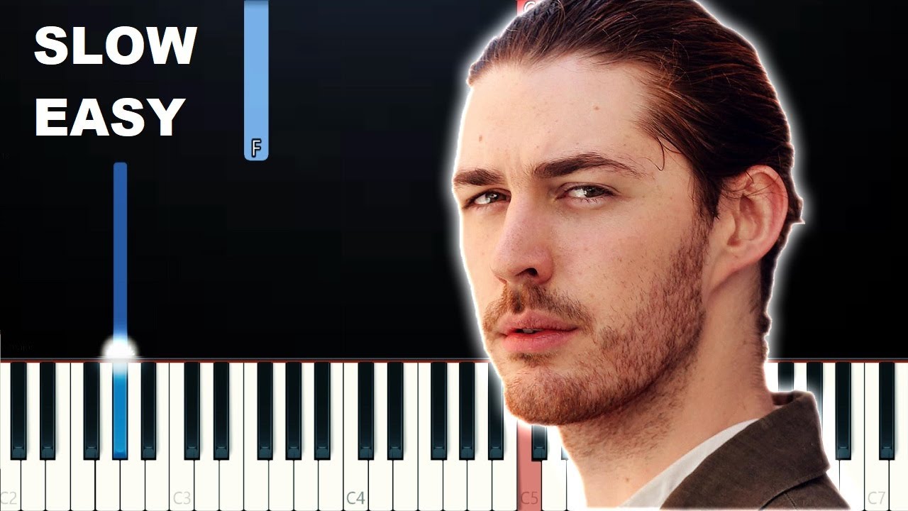 Hozier - Take Me To Church (SLOW EASY PIANO TUTORIAL)