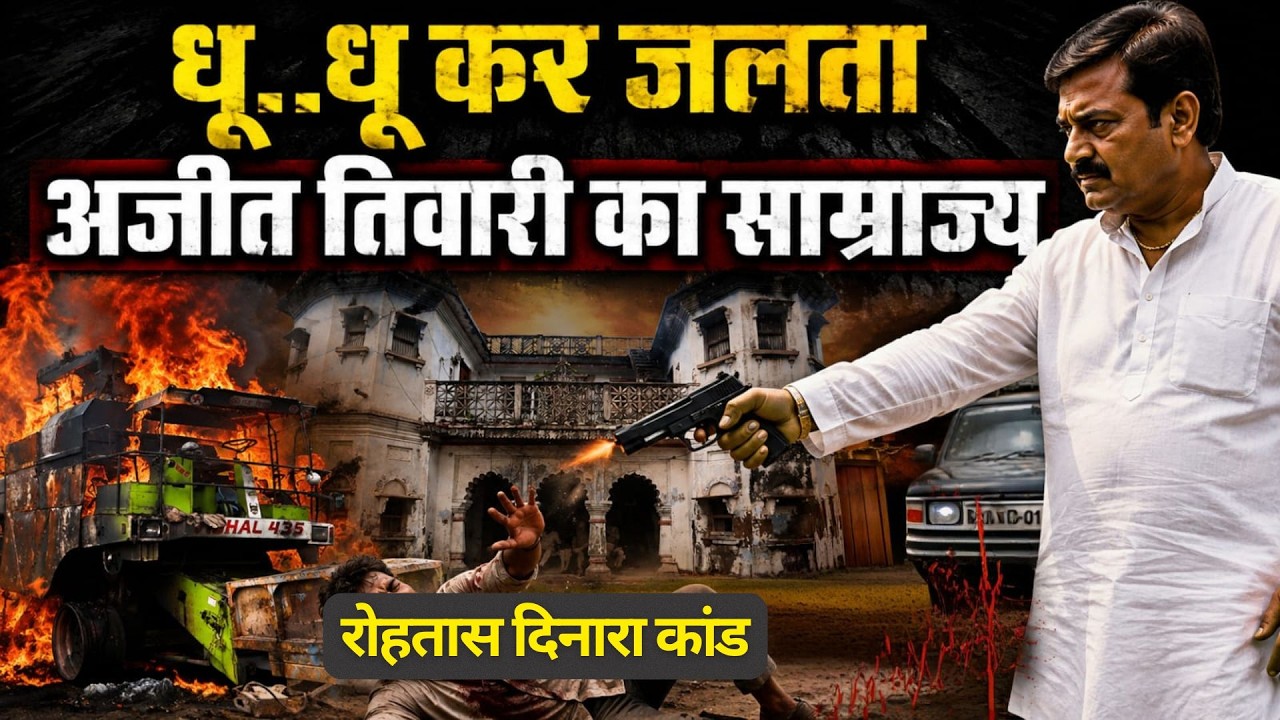 धू..धू कर जलता अजीत तिवारी का साम्राज्य ! | Rohtas Dinara kand | Ajit Tiwari Kand
