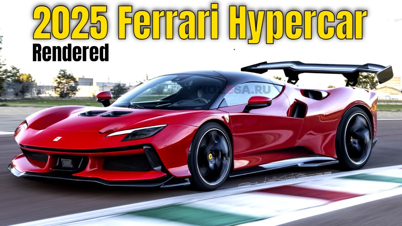 2025 Ferrari Hypercar Rendered