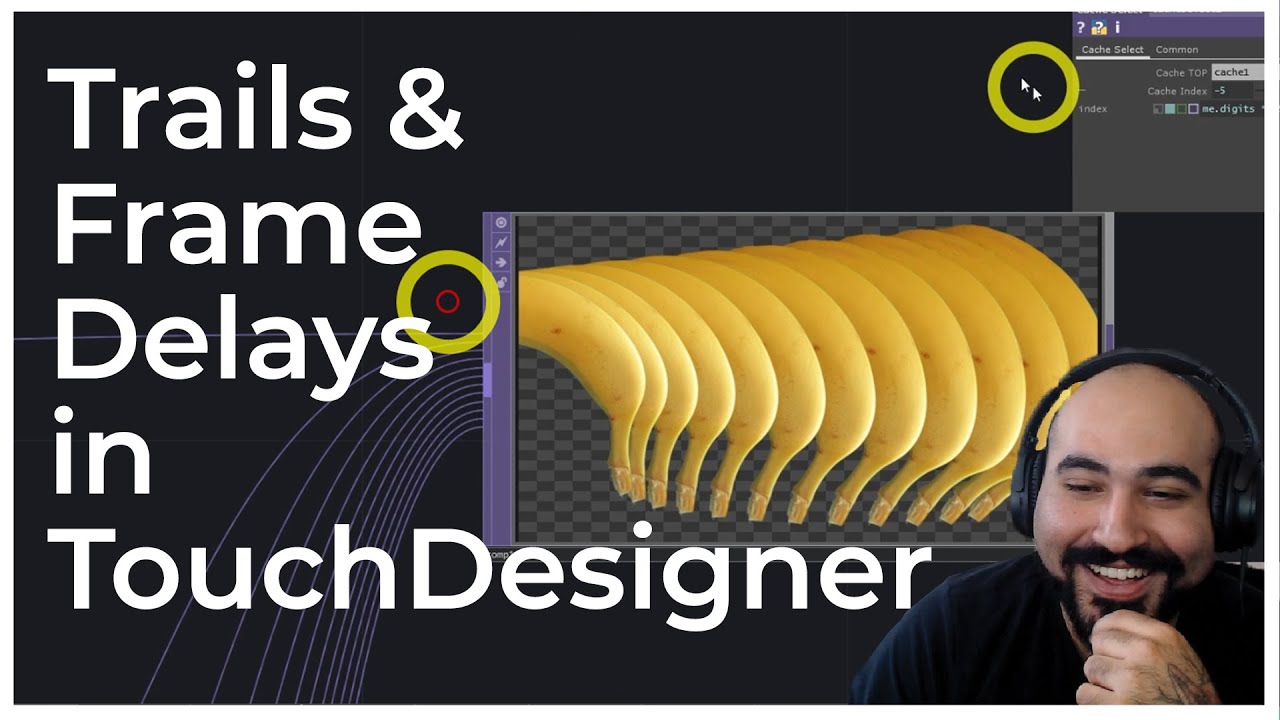 Trails & Frame Delays: TouchDesigner Tutorial 041