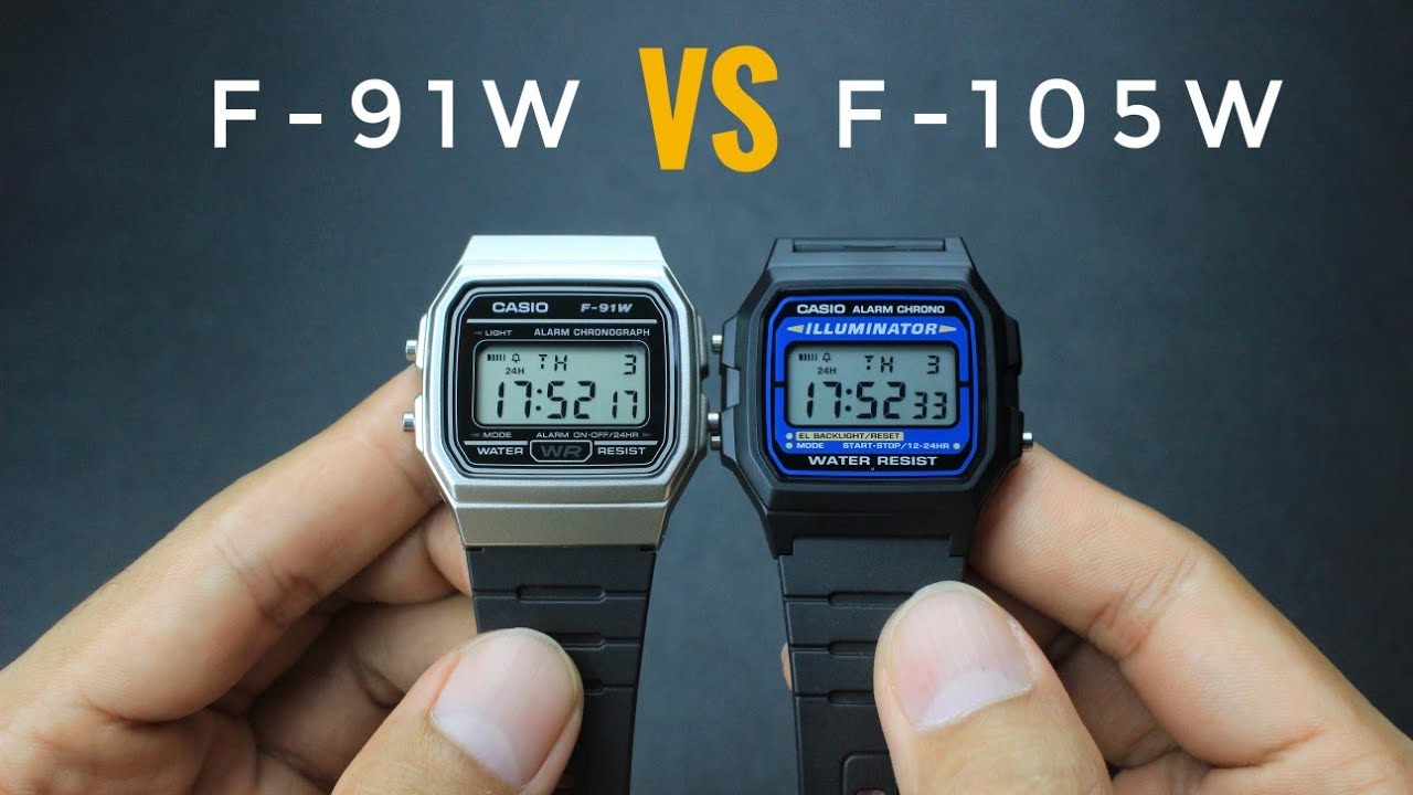 Mending pilih mana❓️Casio F-91W atau Casio F-105W