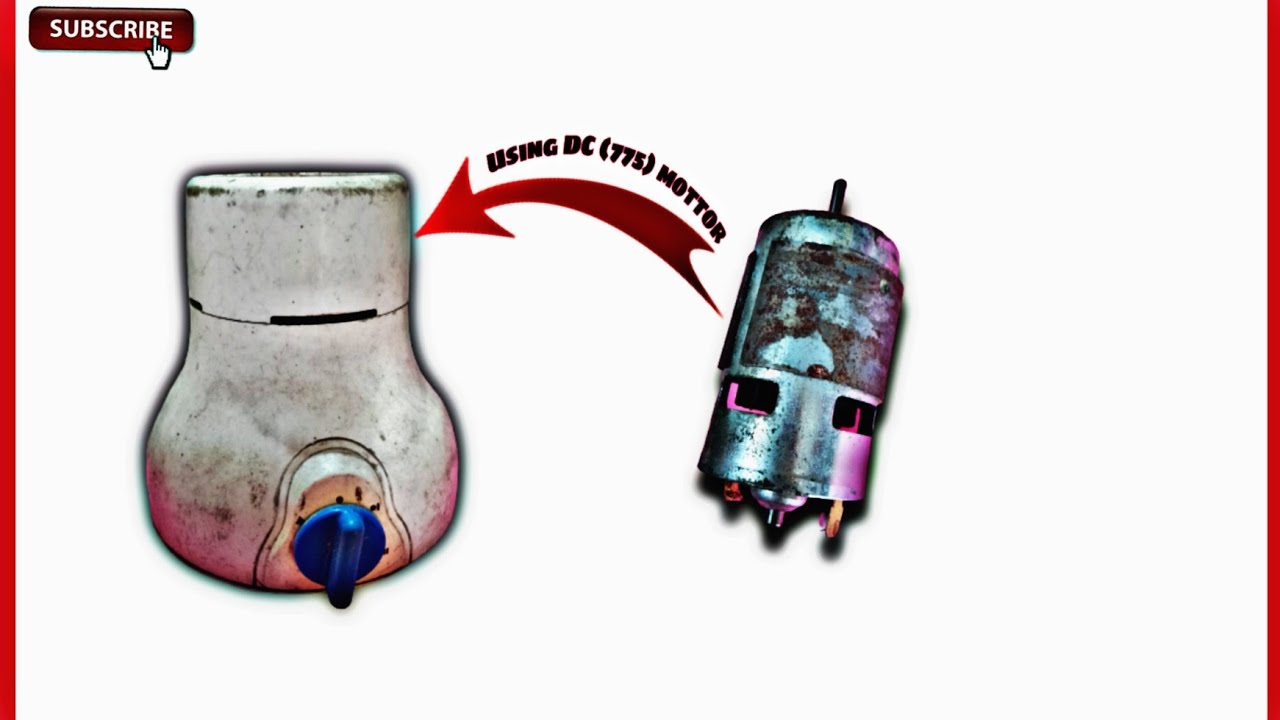 How to make mixer grinder using 775 DC motor 💡#motor #Mixergrinder #10minutescrafts