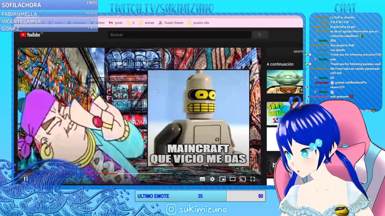 VTuber chilena insulta a seguidora en pleno directo :0