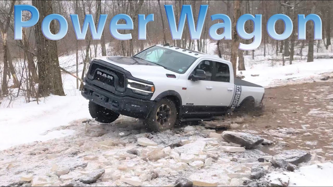 Off Road 4x4 2020 Dodge Ram Power Wagon 2500 35s BFGoodrich 35x12.5r17 KO2 Tires Stock Wheels Rims