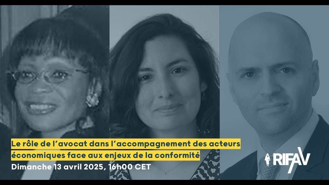 L’accompagnement des acteurs économiques face aux enjeux de la conformité - RIFAV