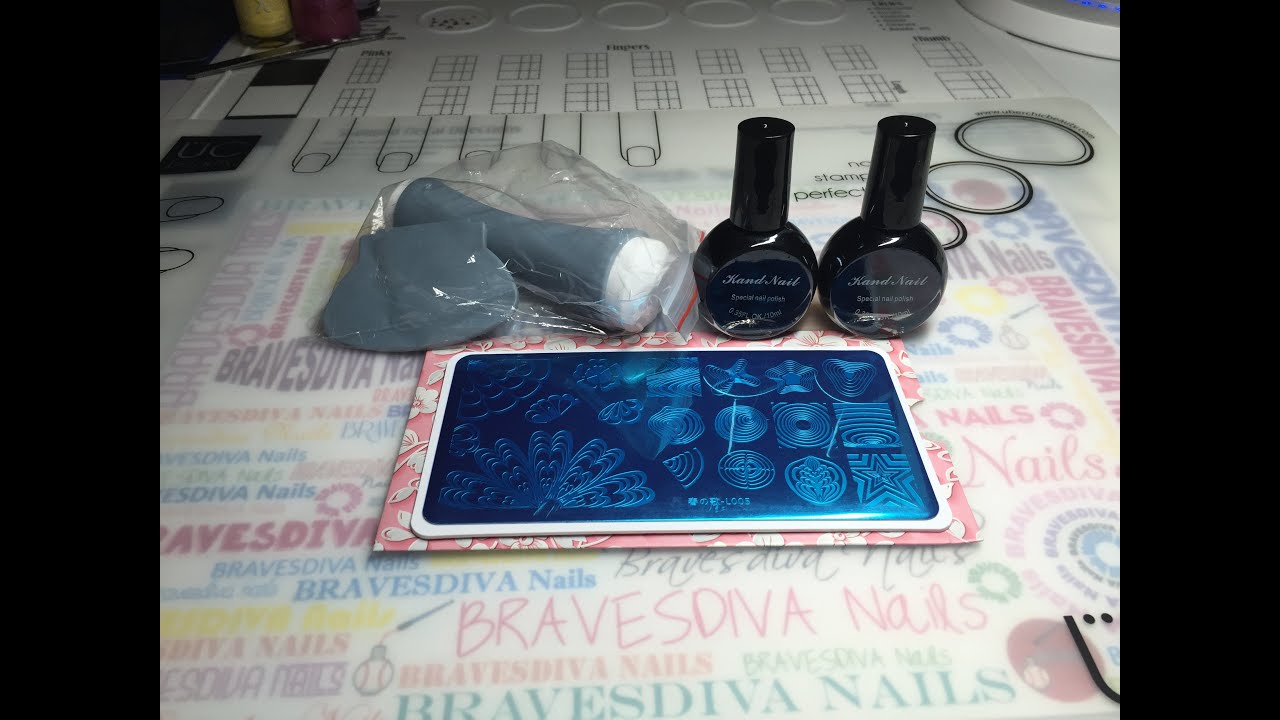 Nail Art Review – Water Marble Plate + Stamping Polish + Dual-Ended Stamper | BornPretty