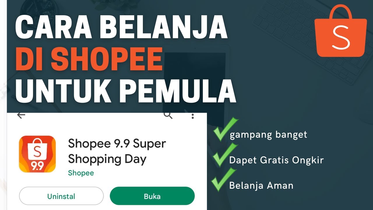 TUTORIAL BELANJA DI SHOPEE UNTUK PEMULA | CARA BELI BARANG DI SHOPEE TERBARU