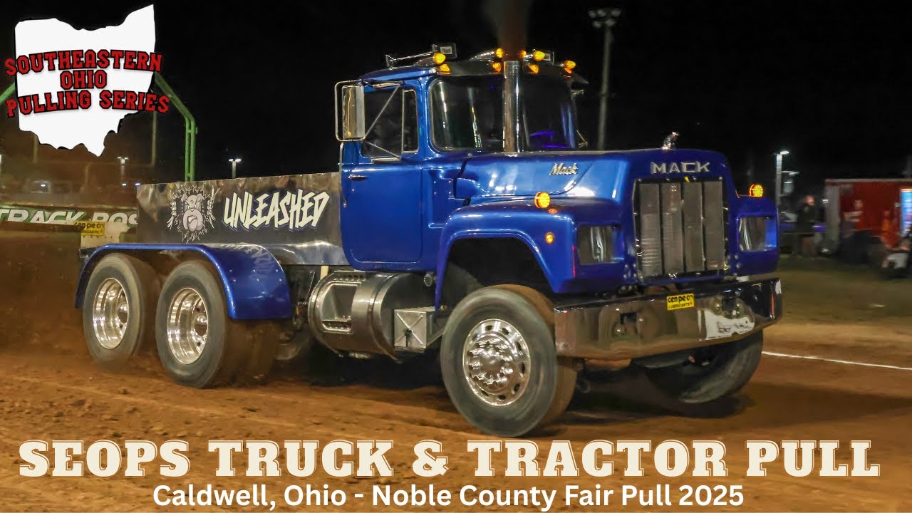 Caldwell, Ohio - Southeastern Ohio pulling Series Truck & Tractor Pull - Noble Co. Fair Pull 2025
