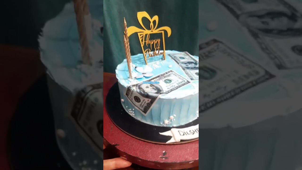 Dollar cake design #dreamingslice #trending #viral #cake