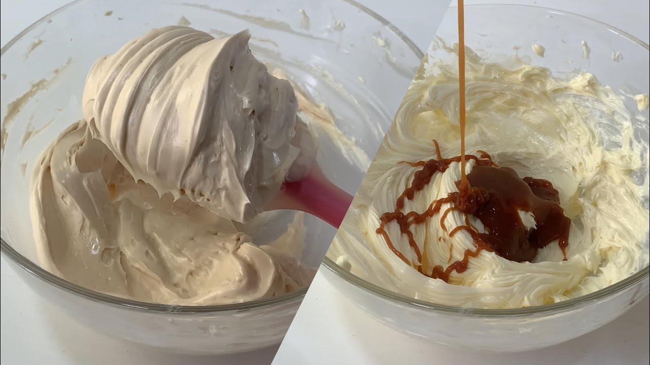 Super Tasty Butterscotch Buttercream Frosting Recipe With Butterscotch Sauce/Syrup Making Tutorial
