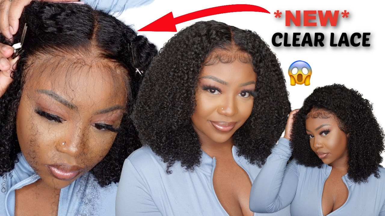 *NEW* KINKY CURLY CLEAR LACE WIG | INVISIBLE LACE, NO WORK NEEDED! | XRSBEAUTY