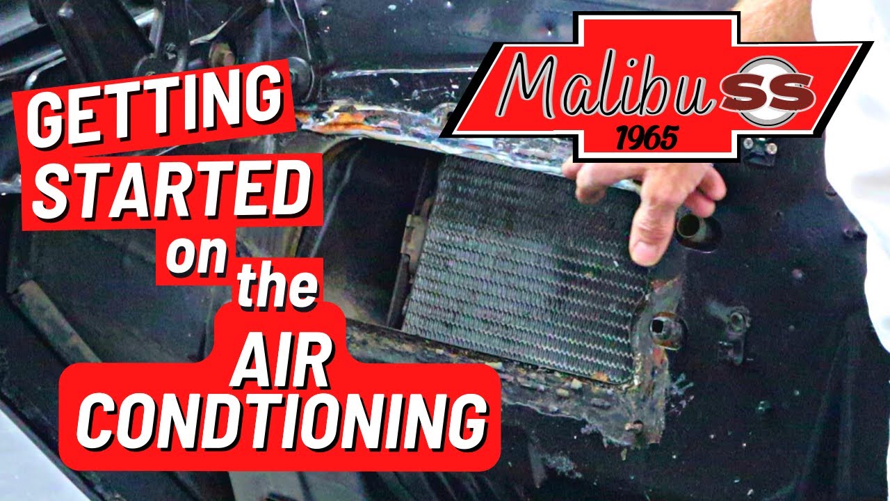 1965 Chevelle Malibu SS (Ep 3) Getting Started on the Air Conditioning, Patching the Firewall.