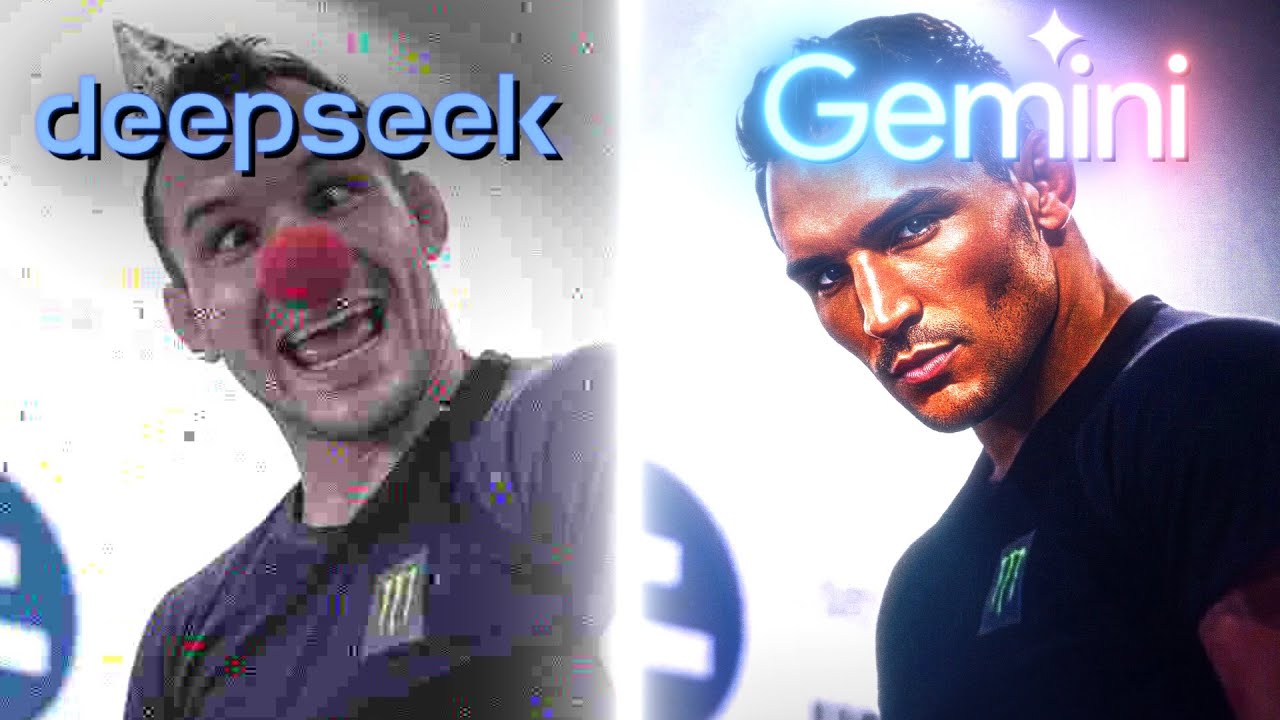 DeepSeek против Gemini сделать редактирование