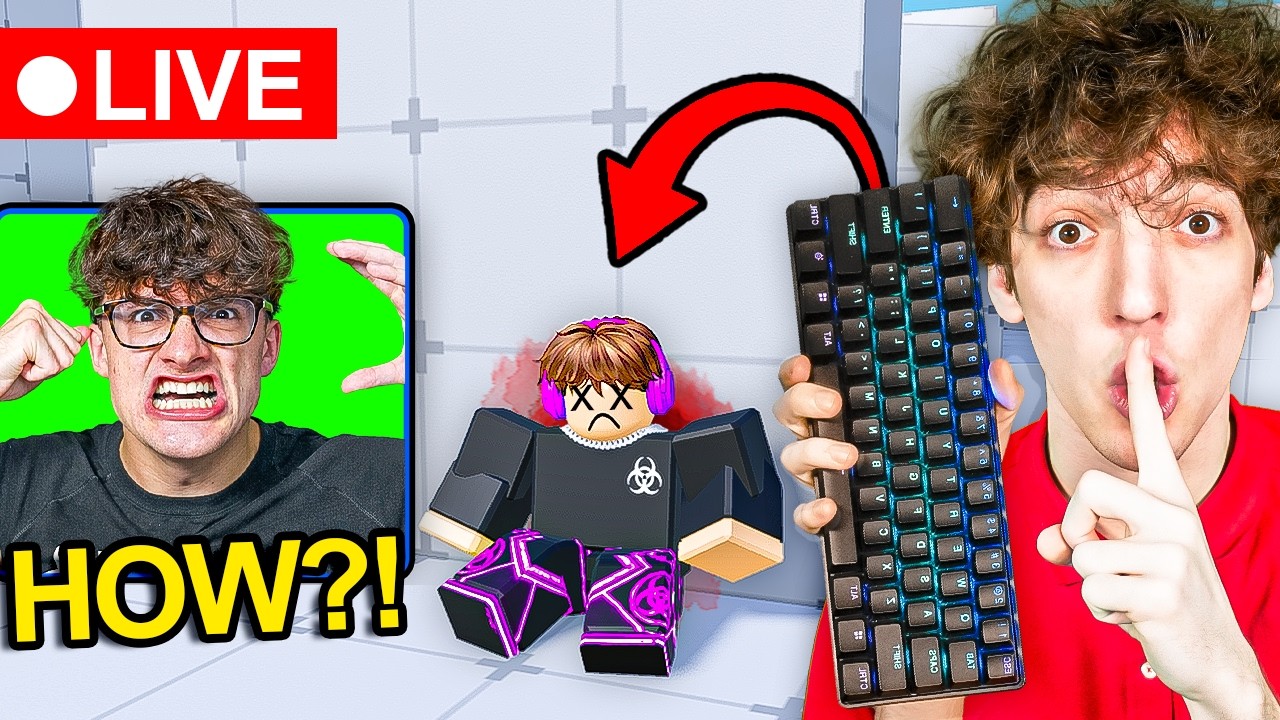 I Used A WIRELESS KEYBOARD To Prank YouTuber!