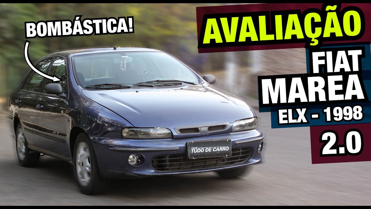 Avaliação Fiat Marea 2.0 20V - 142 cavalos - 1998 - O sucessor do Tempra bombou o mercado nacional!