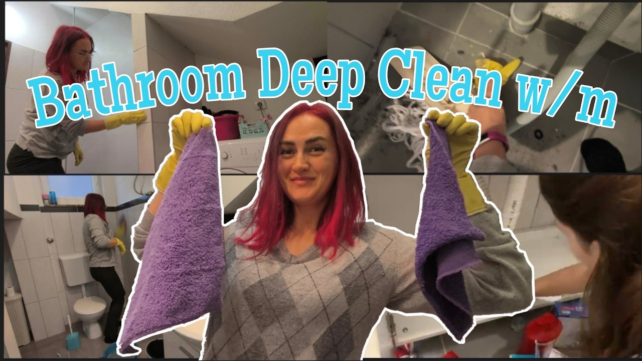 ✨🧽GENERALNO ČIŠĆENJE KUPATILA | MOTIVACIJA ZA ČIŠĆENJE | BATHROOM DEEP CLEAN WITH ME