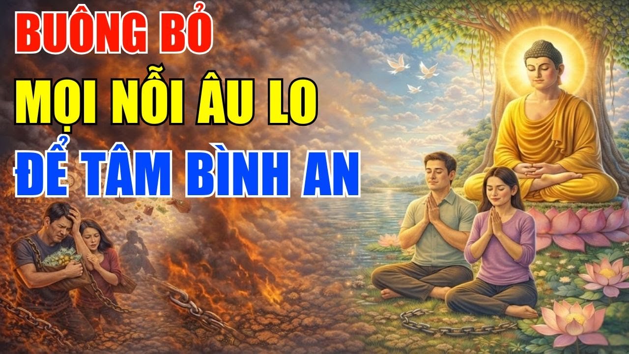 Phật Dạy Buông Bỏ Nỗi Lo Là Cửa Ngõ Để Tâm Bình An, Cuộc Đời Sẽ Hết Khổ Đau | Pháp Âm Tịnh Tâm