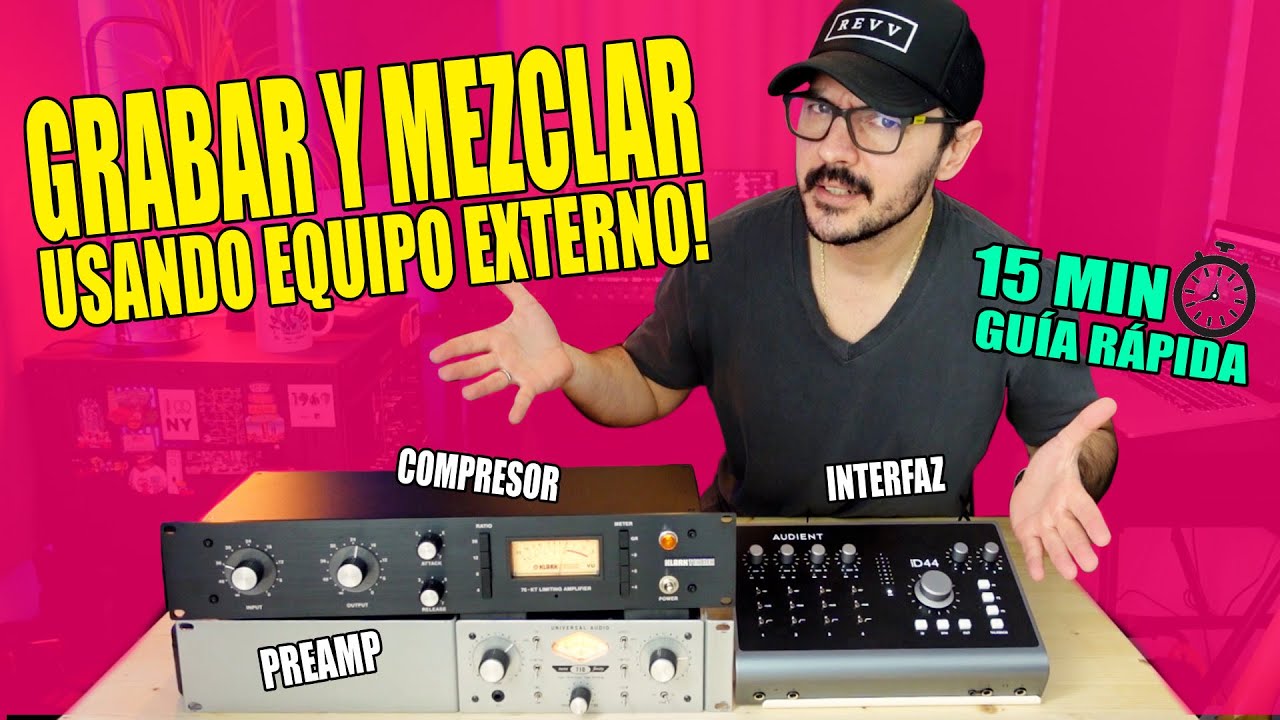Cómo conectar un PREAMP o COMPRESOR externo a una interfaz de audio? | Todo lo que necesitas saber!