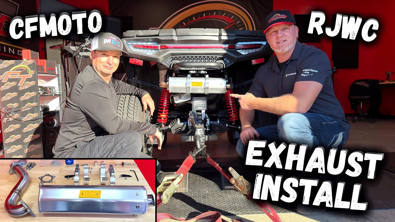 How to Install Exhaust on CFMOTO CFORCE 1000 & 800 | RJWC Exhaust
