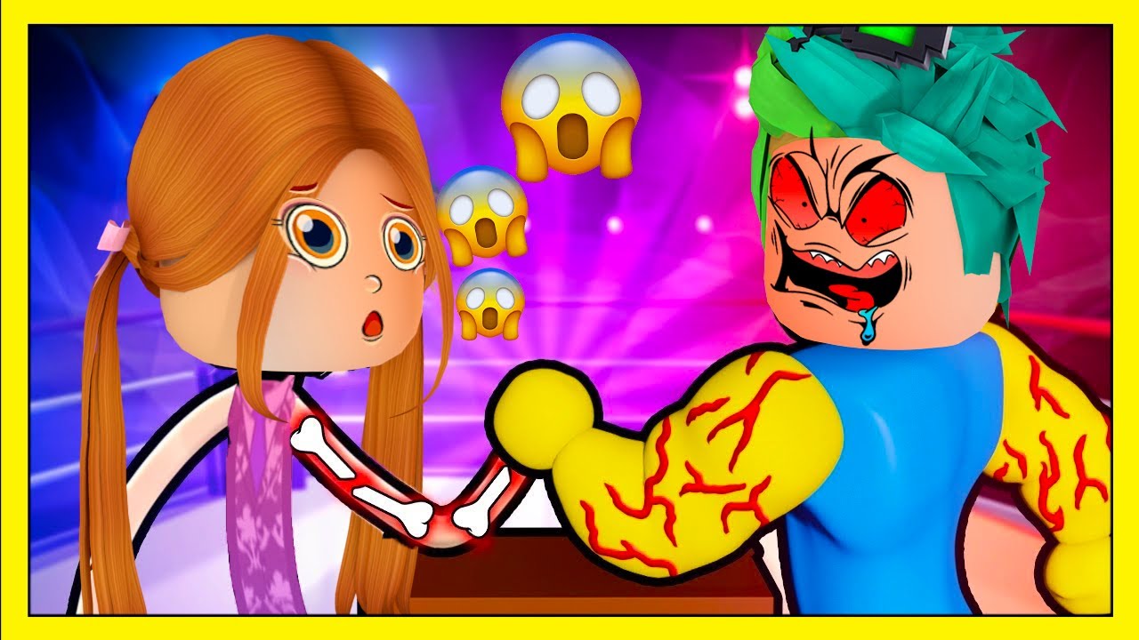 KASLI ÇOCUK EZİK KIZI YENİYOR 😱 😭 ROBLOX Arm Wrestle Simulator KÜBRA NİSA HAN KANAL