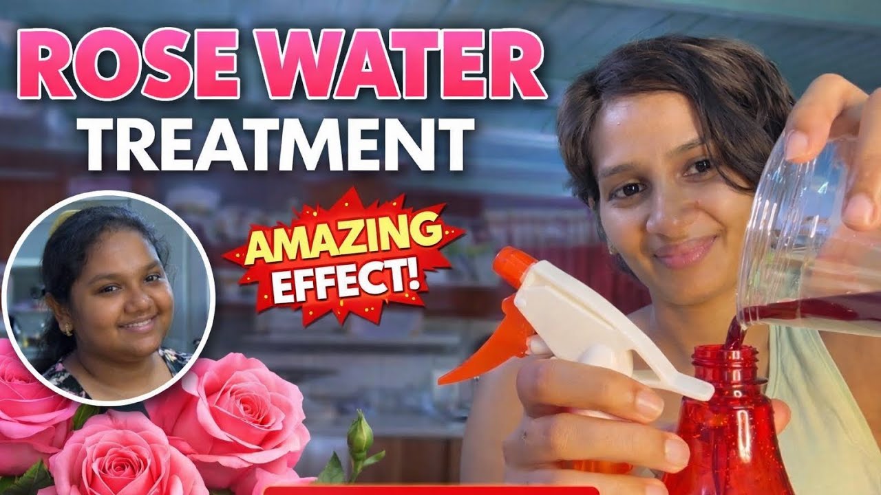 MAKING ROSE WATER FOR HAIR AND SKIN #diy #natural #treatment #vlog #fyp 