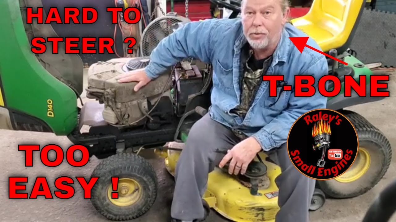 Трудно управлять газонокосилкой JOHN DEERE D140. Как отремонтировать и предотвратить эту проблему?