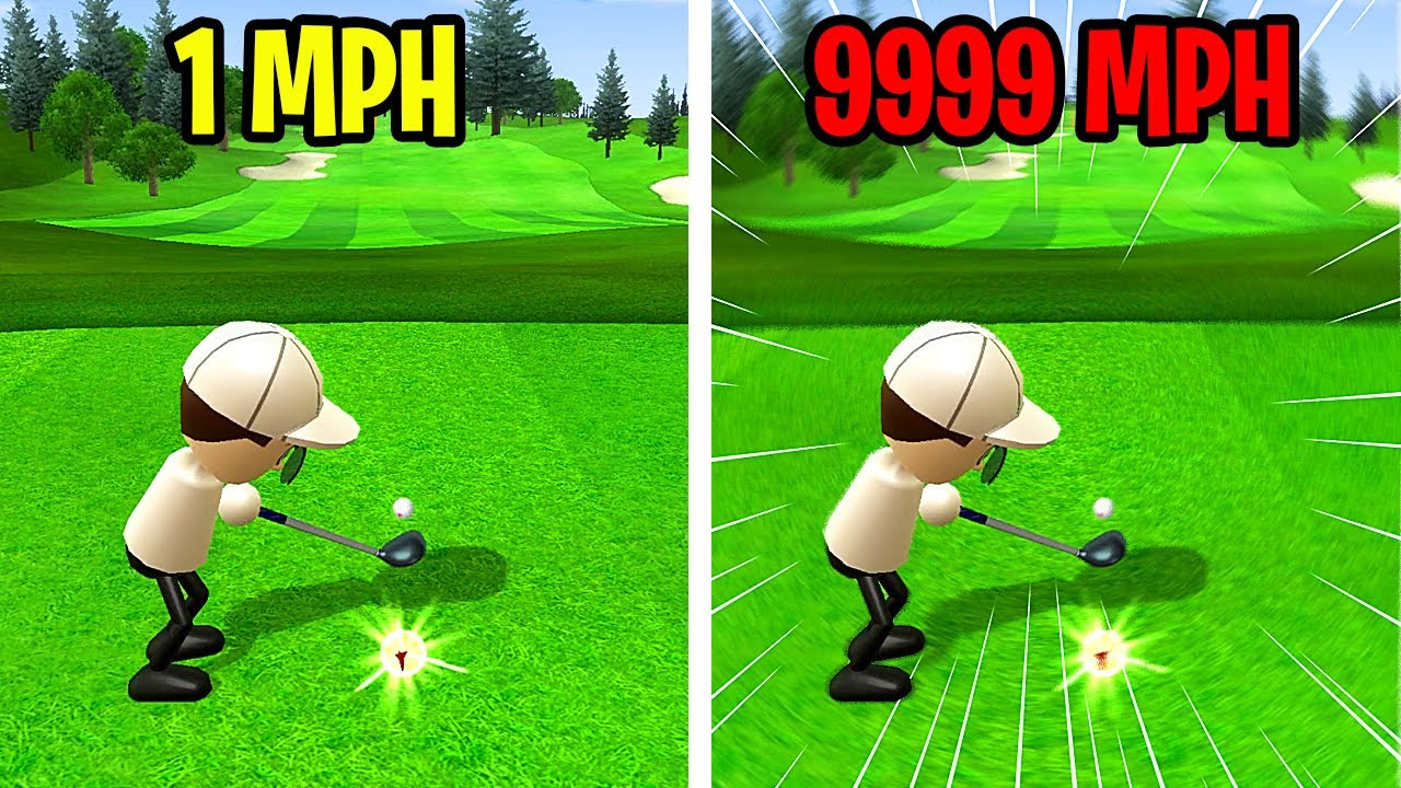 Every Wii Sports trick shot, the BALL gets FASTER