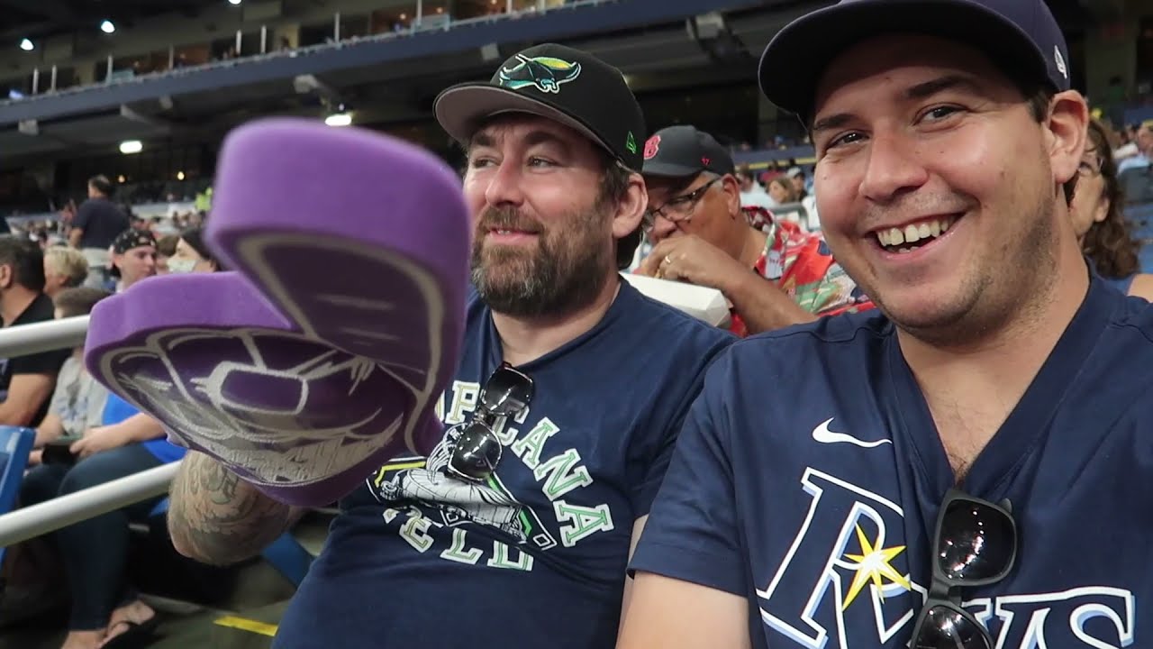 We Sat Behind Home Plate and Watched the Tampa Bay Rays Beat the Boston Red Sox at Tropicana Field