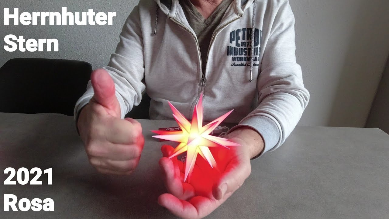 Herrnhuter Stern 🌟 Sonderedition 2021 Rosa - Unboxing 🌟