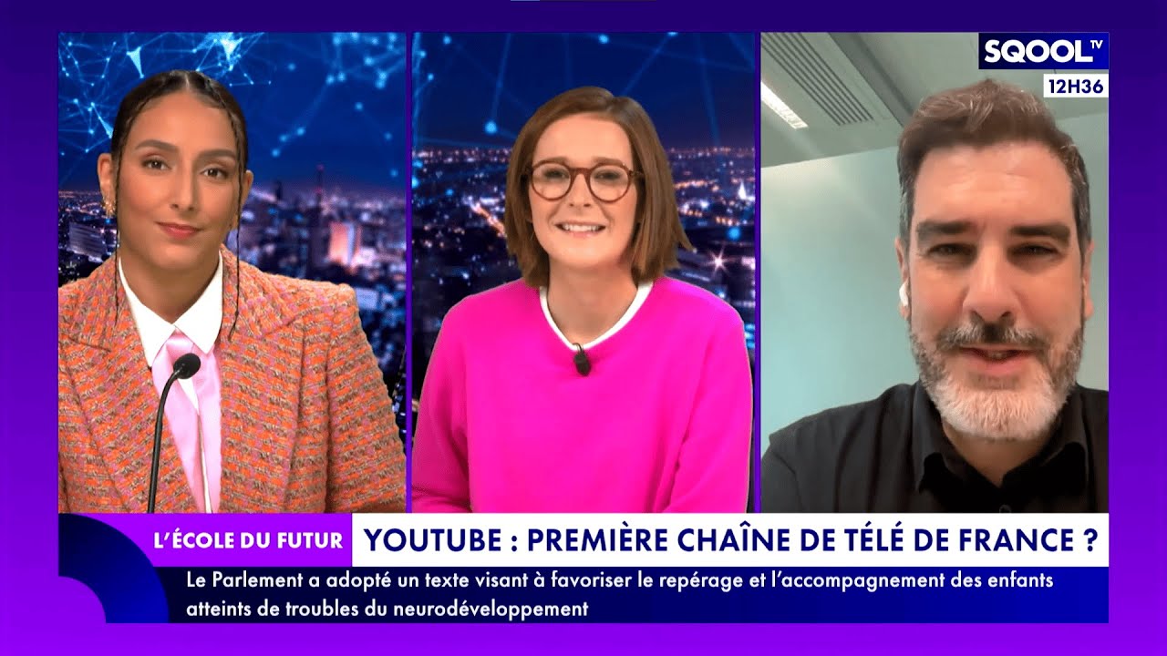 L'&Eacute;cole du futur (08/11/2024) - YouTube, premi&egrave;re cha&icirc;ne de t&eacute;l&eacute; de France ?