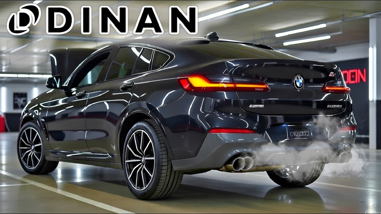 Модернизированная выхлопная и впускная система DINAN для BMW X4 M40I!!