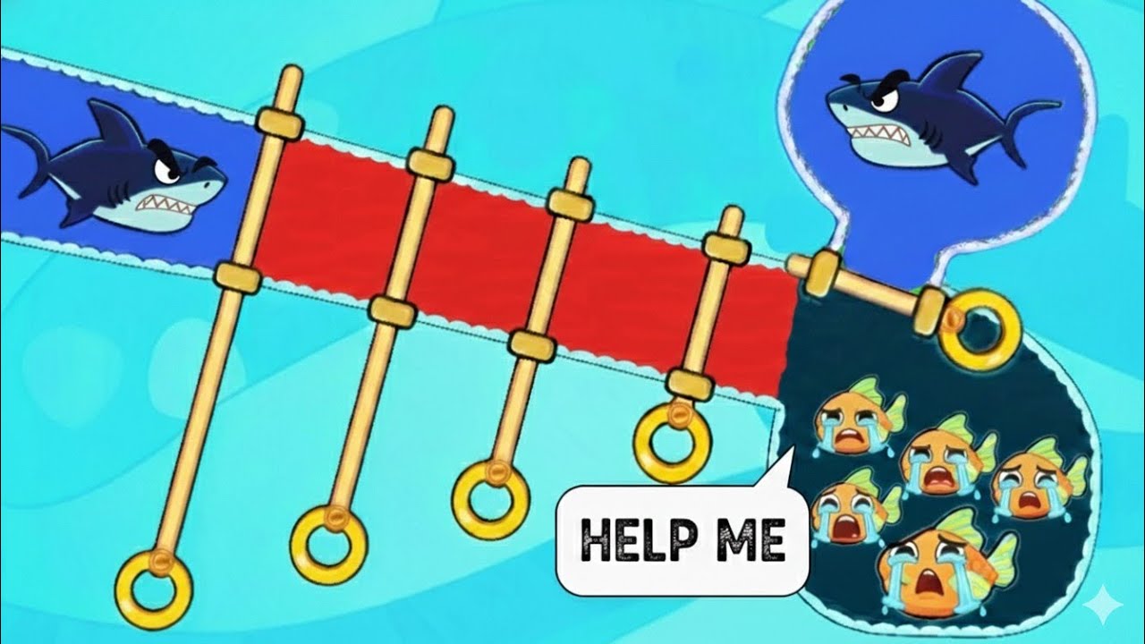 save the fish / pull the pin level android games save fish game pull the pin puzzle / #fishdom