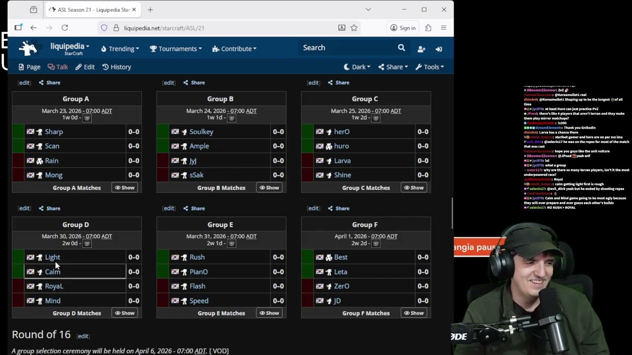 Artosis w/ ASL 21 predictions!