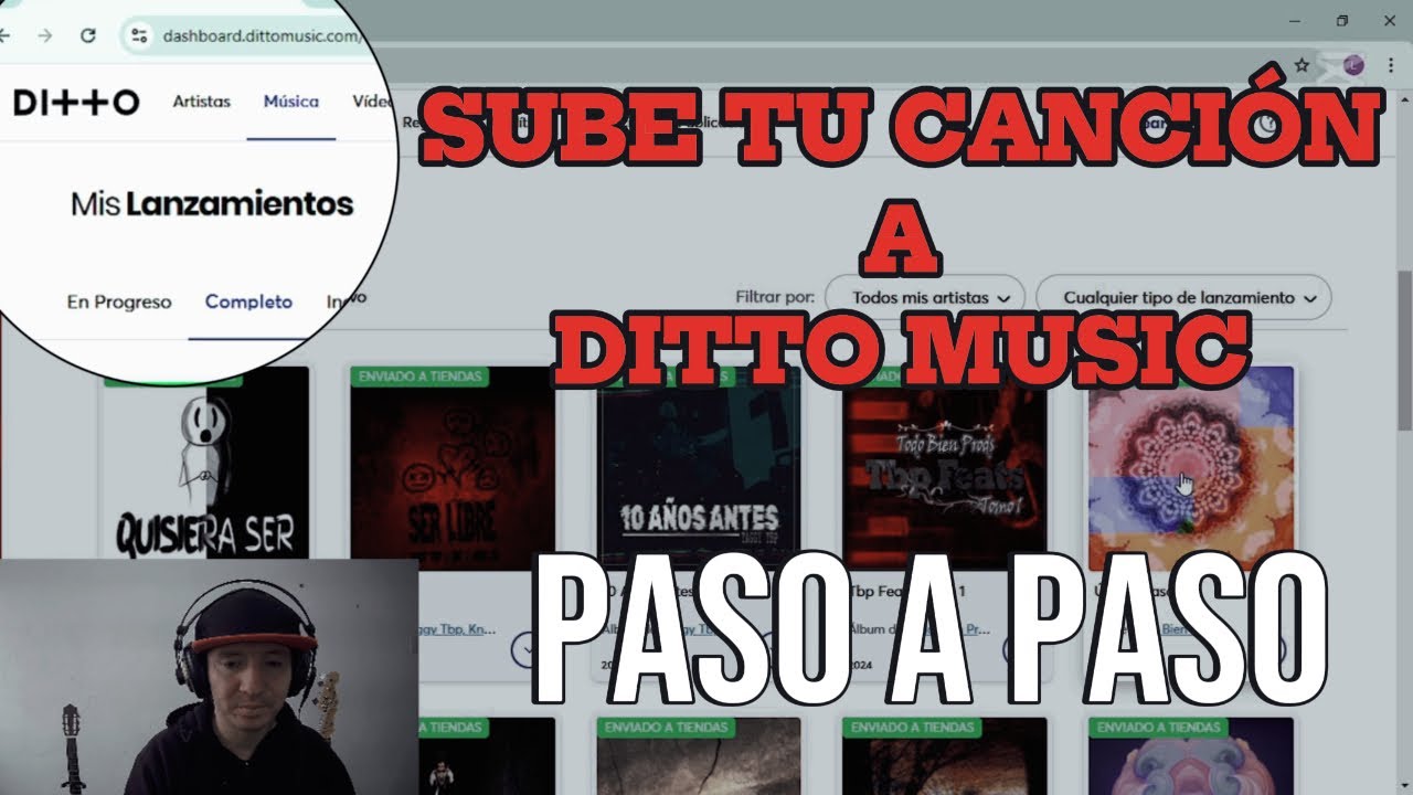 DISTRIBUYE TU MÚSICA CON DITTO MUSIC (Explicado Paso a Paso)