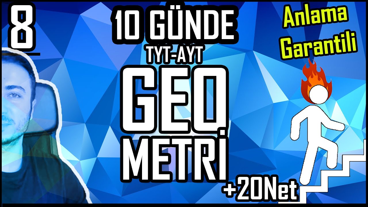 10 Günde Geometri-8 / Çemberde Açı ve Uzunluk, Dairede Alan