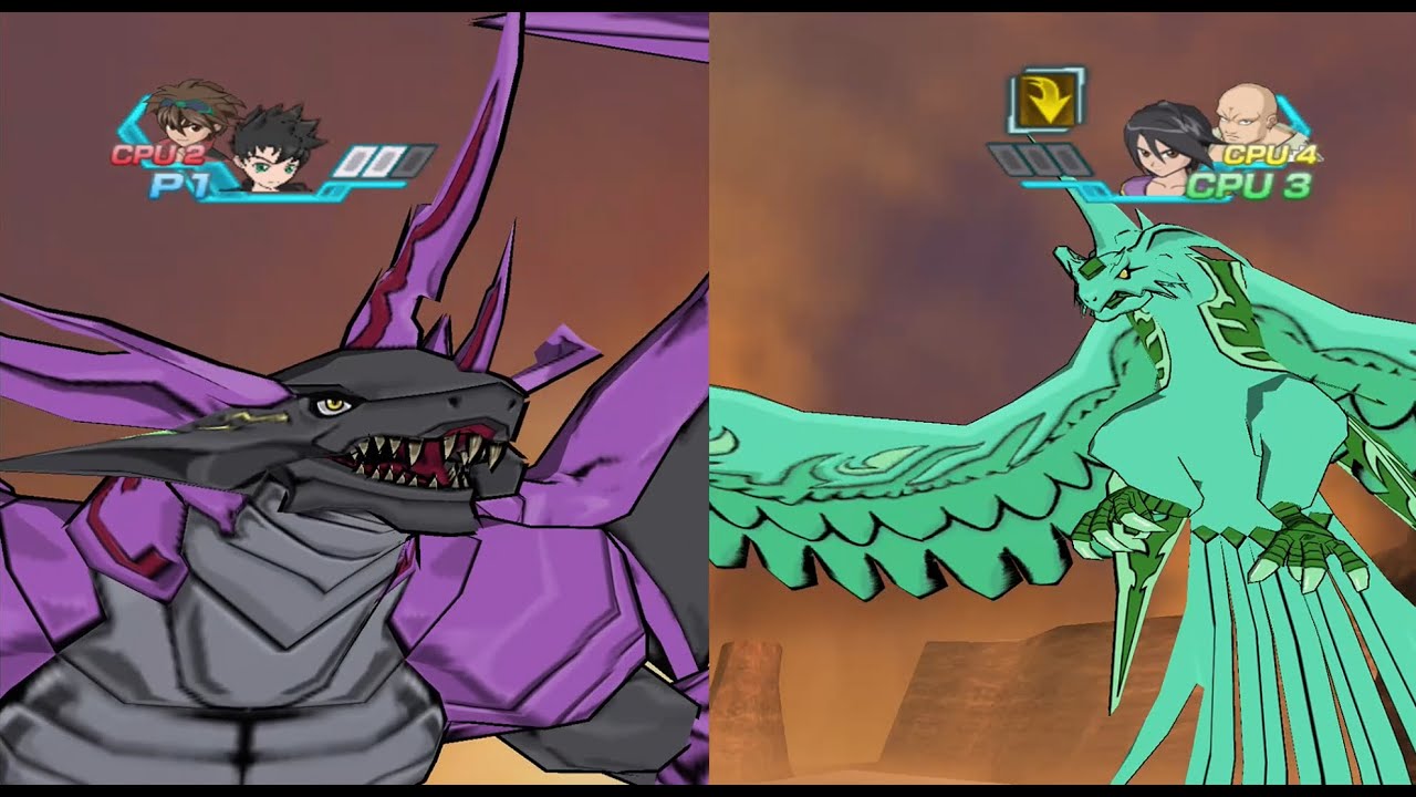 SKYRESS VS OMEGA LEONIDAS - SUBTERRA TOURNAMENT | BAKUGAN BATTLE BRAWLERS PLAYSTATION 2 PCSX2