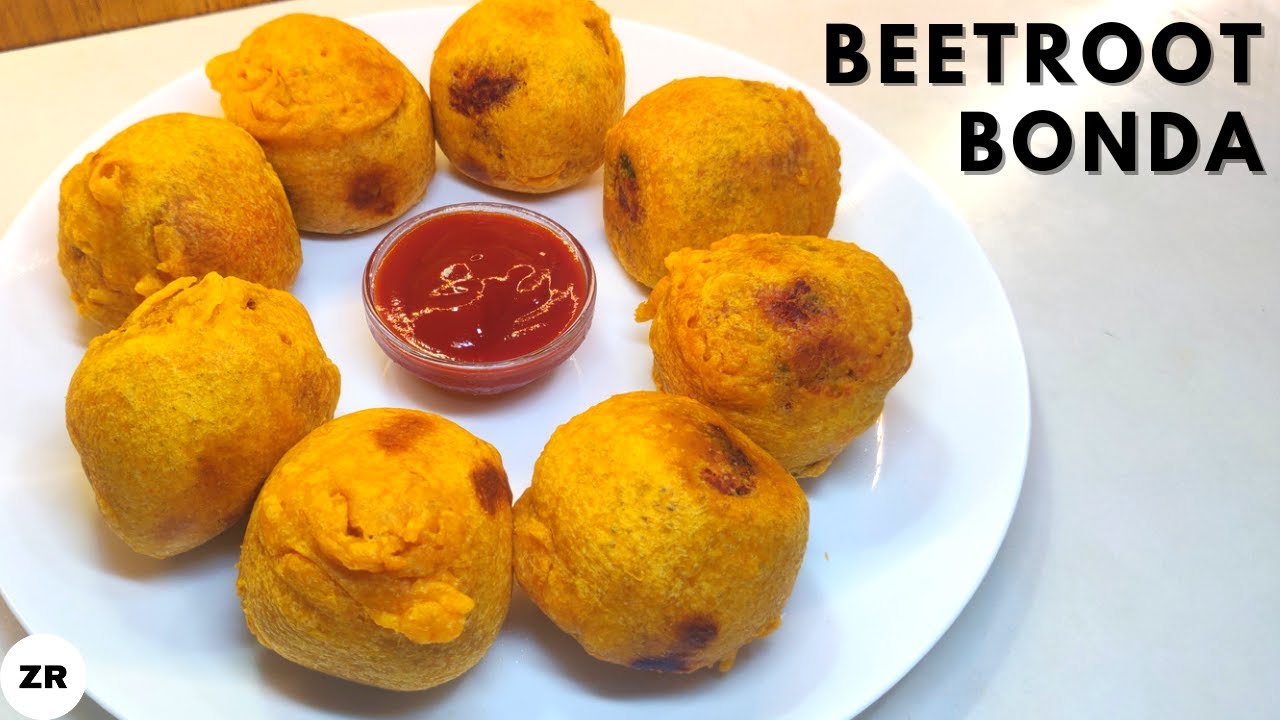Beetroot Bonda Recipe | Vegetable Bonda |  Aloo Beetroot Bonda | Beetroot Vada | Beetroot Recipes |