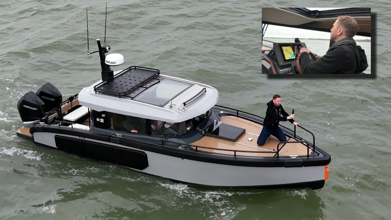Экскурсия на лодке ARKSEN 30 стоимостью 360 000 фунтов стерлингов и морские испытания!