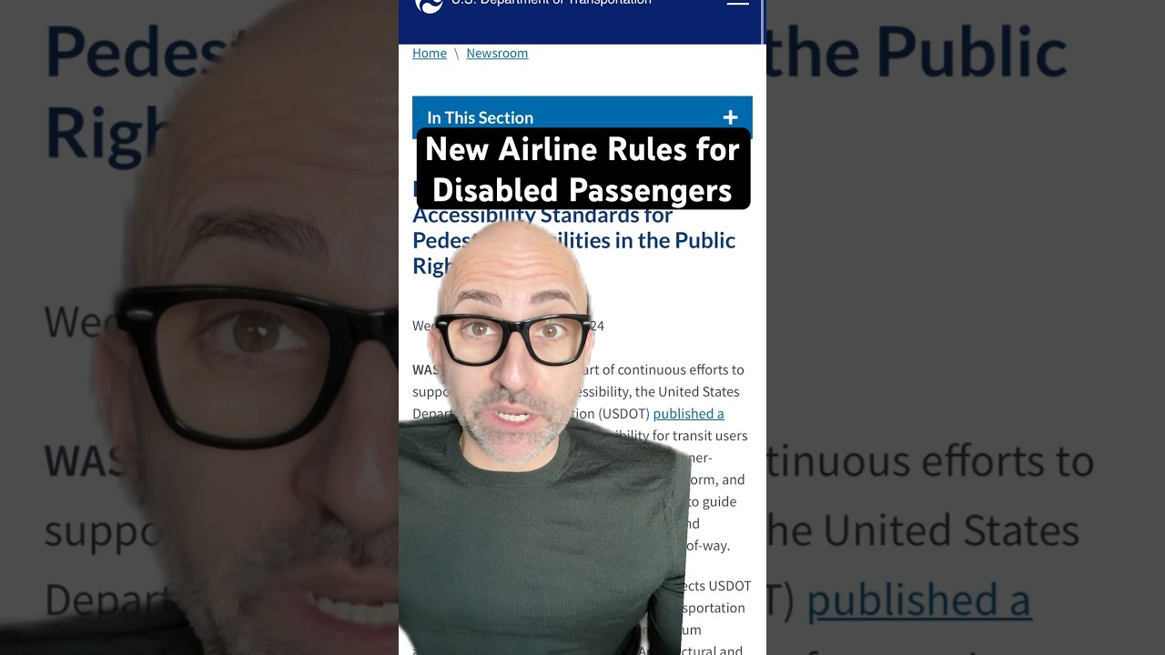 New Airline Rules for Disabled Passengers #disability #airlines #dignity