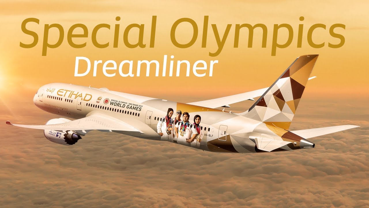 Revealing our Special Olympics 787 Dreamliner | Etihad Airways